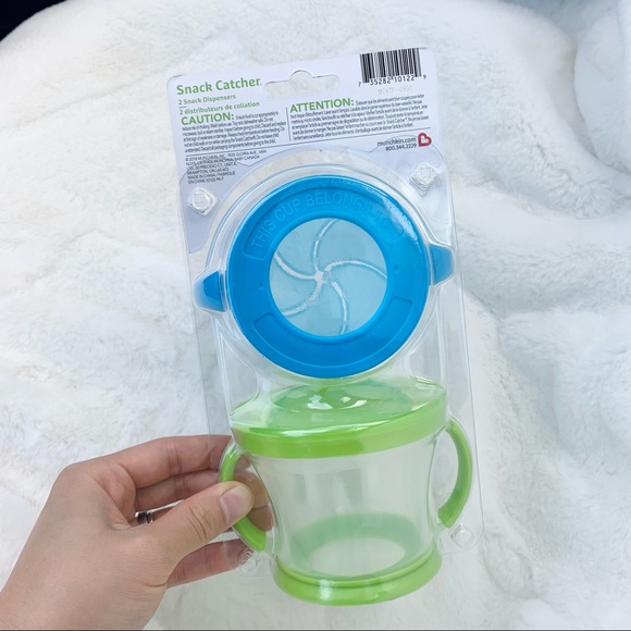Munchkin | 2 Piece Snack Catcher - Blue/Green | Brand New - Picture 3 of 7
